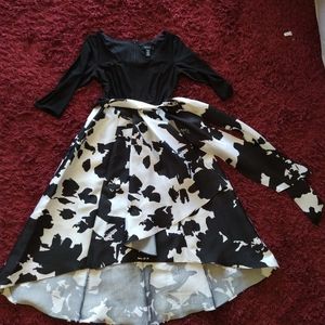 R & M Richard's floral dress